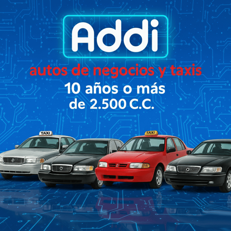Soat Autos de Negocios y Taxis 10 Años o Más de 2.500 C.C Con Addi