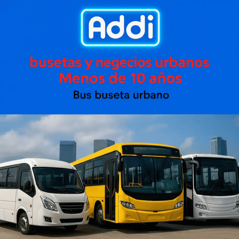 Soat Busetas y Buses Urbanos Bus Buseta Urbano Con Addi