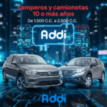 Soat Camperos y Camionetas 10 o Más Años De 1.500 C.C. a 2.500 C.C. Con Addi