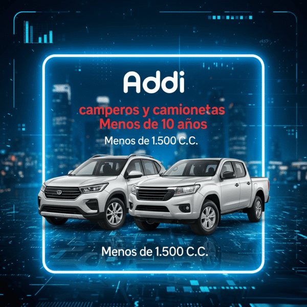 Soat Camperos y Camionetas Menos de 10 Años Menos de 1.500 C.C Con Addi