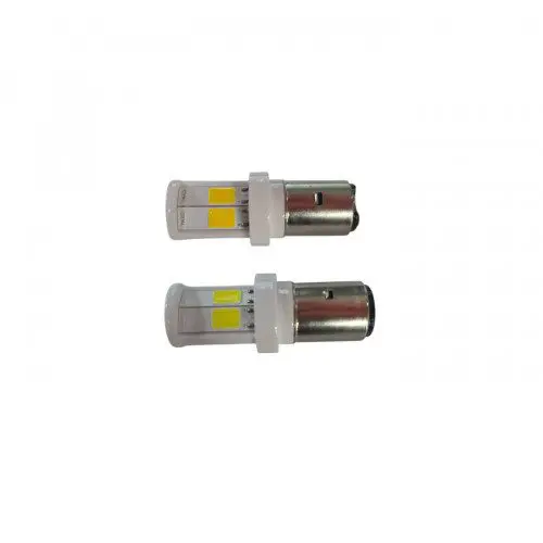 Bombillo LED 1157 Bayoneta Blanco Ambar 12V 1800LM