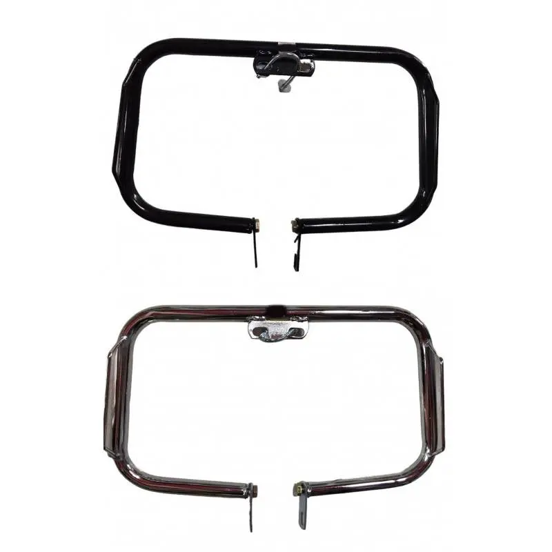 Defensa Tubular Akt Nkd 125 Negra Y Cromada Defensa Tubular Akt Nkd 125 Negra Y Cromada