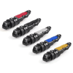 Par Posapie Universal En Aluminio Negro