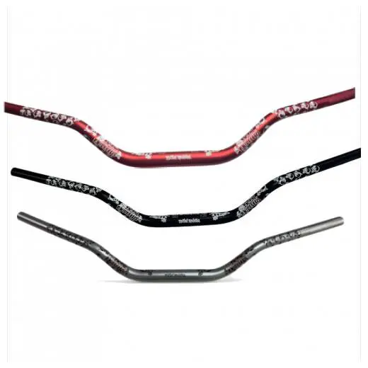 Manubrio Timón Con Grabado De Calavera Colores