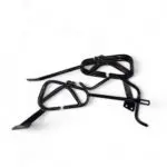 Par Porta Alforjas Bajaj Boxer Ct Negro Cromado