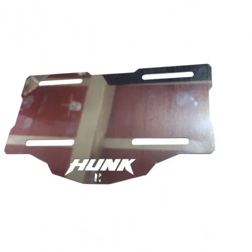 Portaplaca Acero Inoxidable Moto Hero Hunk