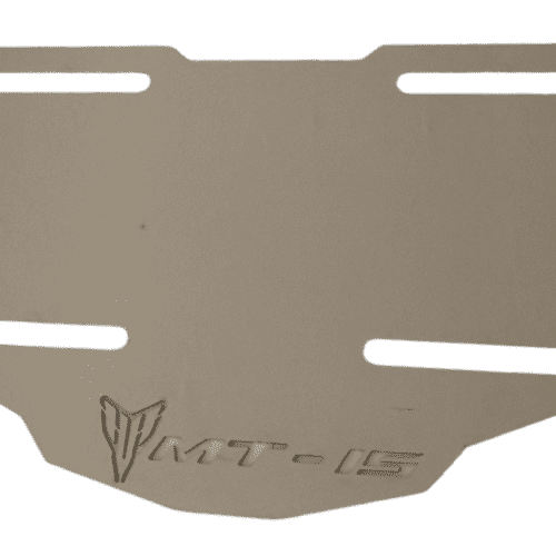 Porta Placa Acero Inoxidable MT-15