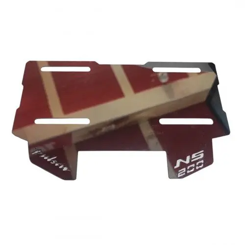 Porta Placa Acero Inoxidable Pulsar Ns 200 M2