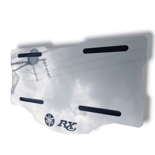 Porta Placa Acero Inoxidable RX