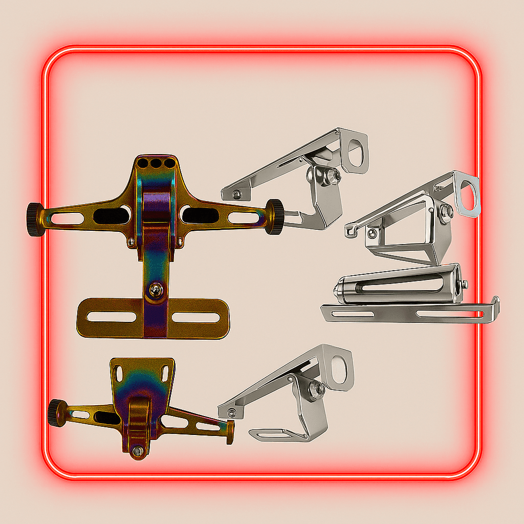 Porta Placa Retráctil / Fender Premium