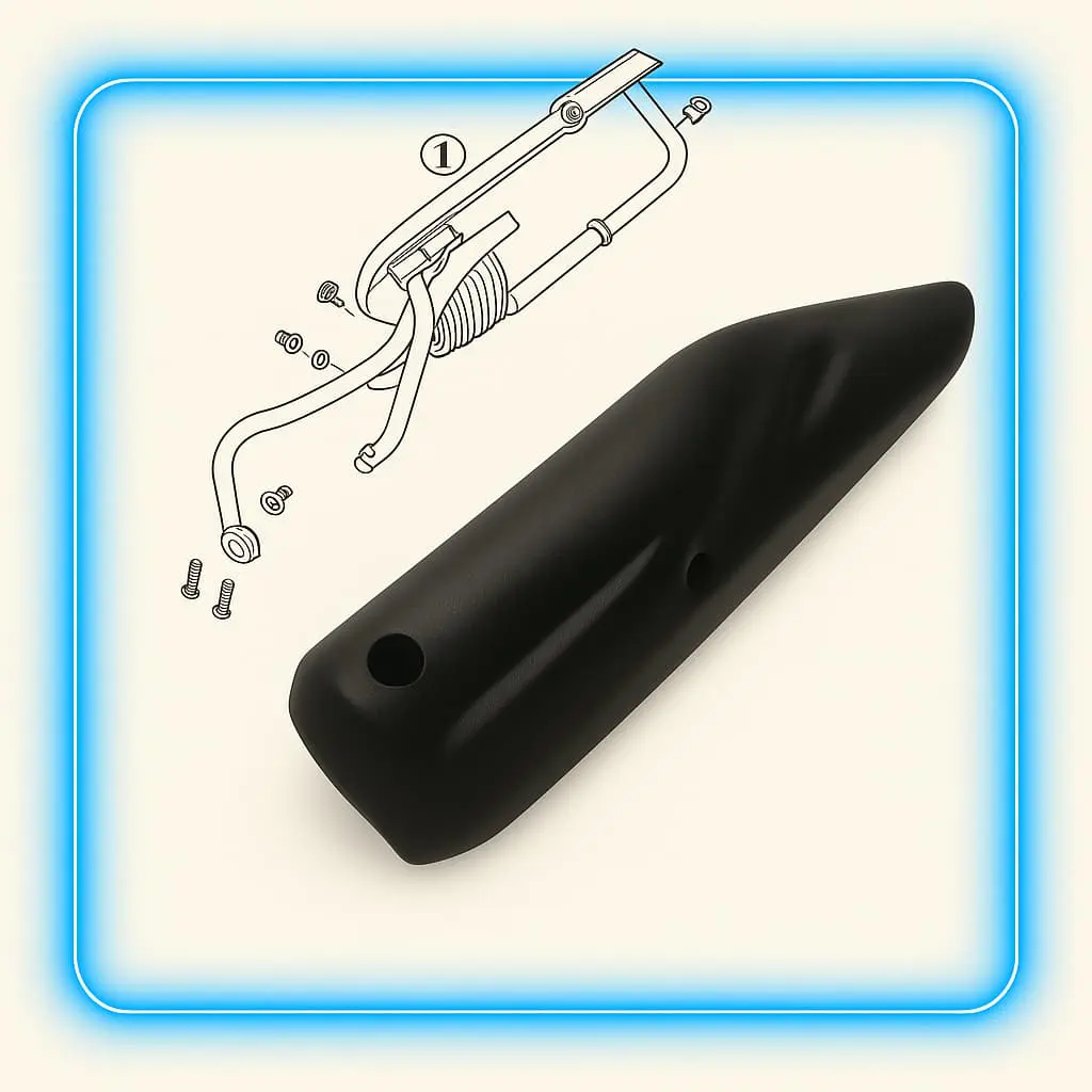 Protector Exosto Repuestos Moto