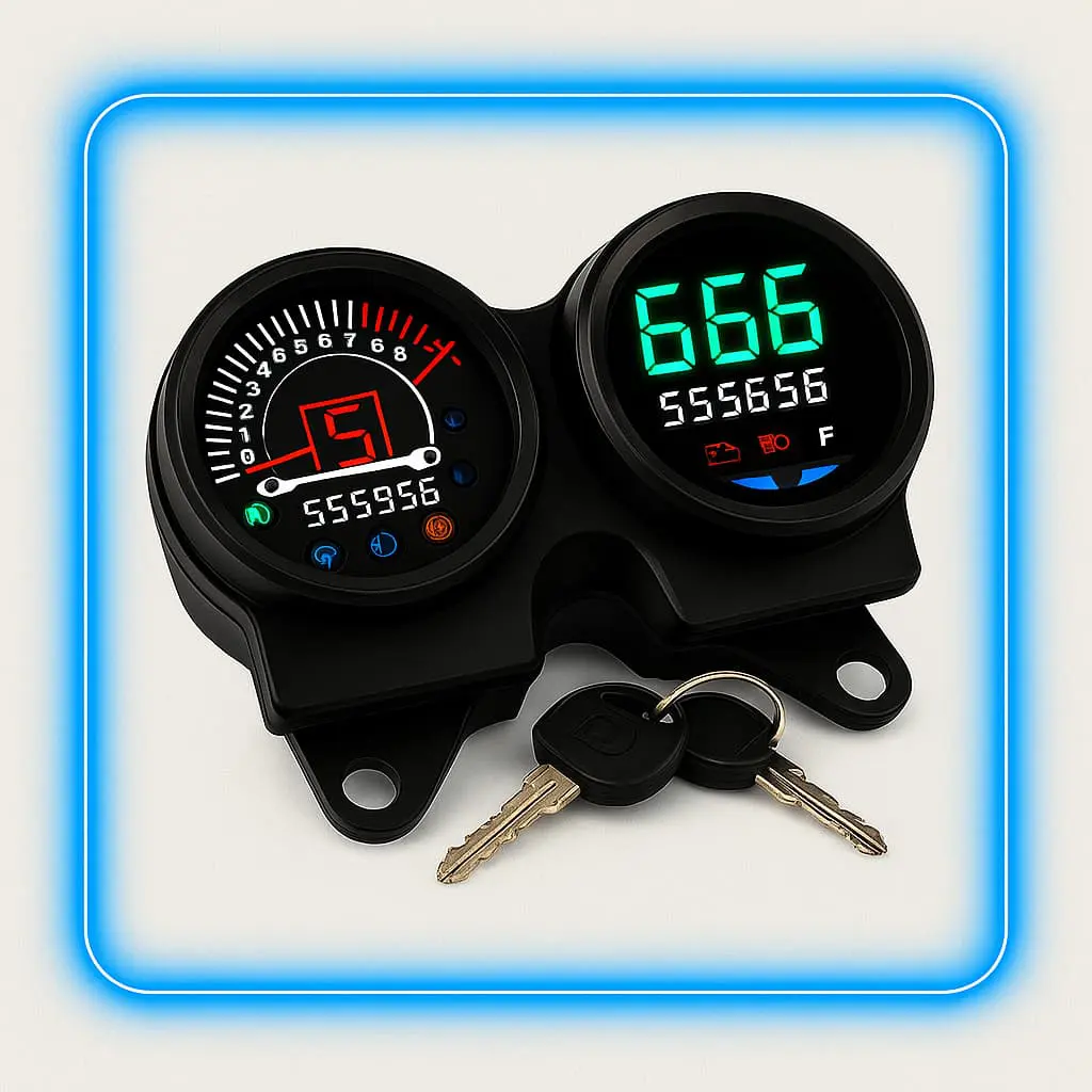 Tacómetros Digital y Análogo Moto