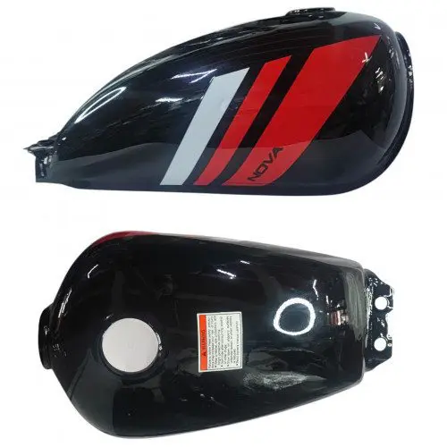 Tanque De Gasolina GN-125 NOVA Negro Top Quality