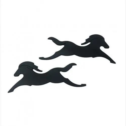 Emblema Resina Apache Caballo Negro Adhesivo