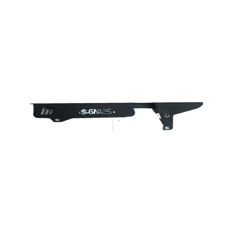 Guarda Cadena Suzuki GN 125 Acero Inoxidable Negro