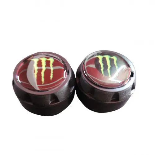 Sliders De Eje Anticaída Universal Negro Par Estilo Monster Moto