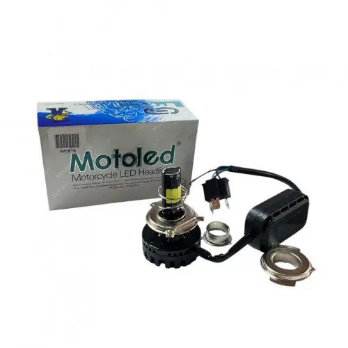 Bombillo Motoled 4 Caras 8000 LM Blanca Y Strobe Para Moto