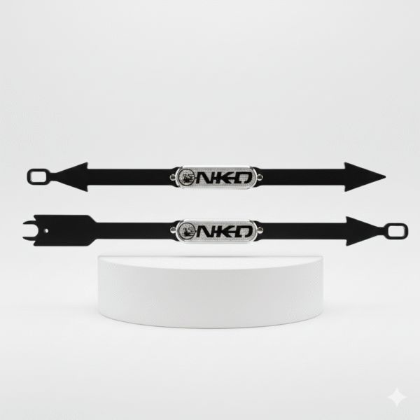 Barra Estabilizadora Trasera Flecha AKT NKD 125 Negro 3D