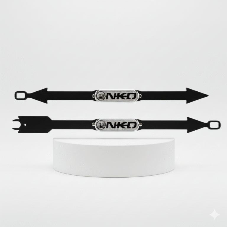 Barra Estabilizadora Trasera Flecha AKT NKD 125 Negro 3D