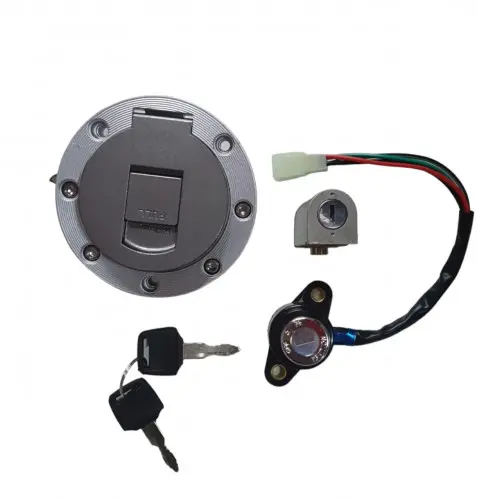Kit Switch De Encendido Y Tapa De Gasolina Para AKT NKD 125