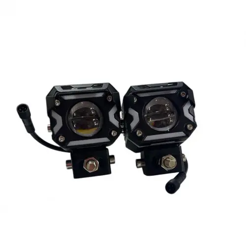 Exploradoras Lupa Radiant Luz Blanca/Ámbar Strobe Para Moto