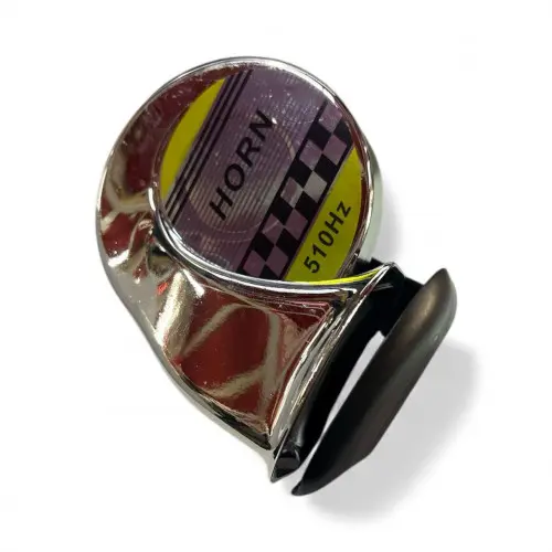 Pito Corneta Horn Plateado Para Moto