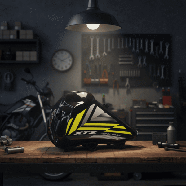 Tanque Gasolina Yamaha XTZ 125 Negro Amarillo Top Quality
