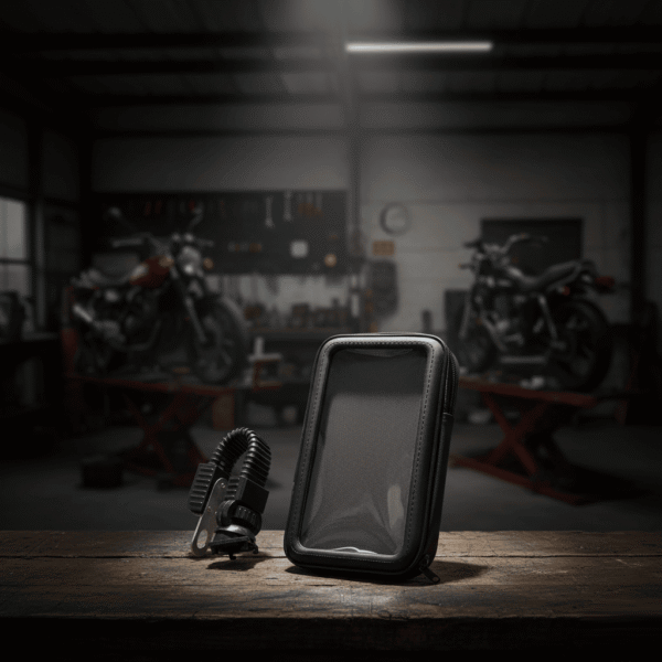 Soporte Porta Celular Moto Base Espejo Antivibración Universal