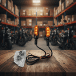 Direccional LED Mini Tapa Naranja Moto Universal
