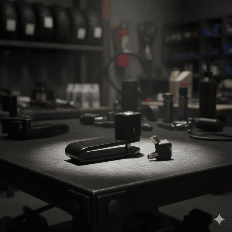 Candado Seguro Freno Disco Moto Bicicleta Mediano