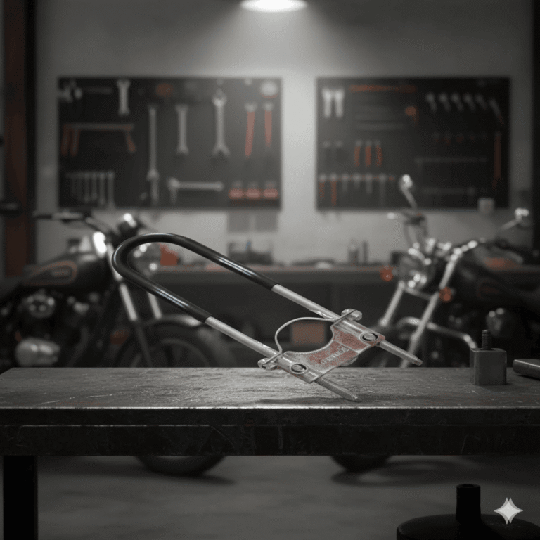 Barra Antirrobo Llanta Moto Seguro Motocicleta