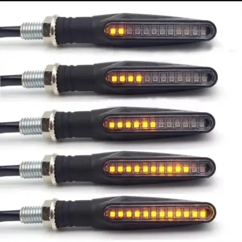 Direccionales LED Secuenciales Moto Universales