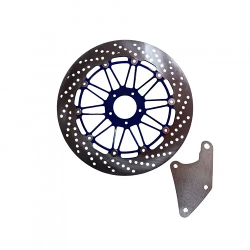Disco Freno Delantero Akt Nkd 20mm Azul Lujo