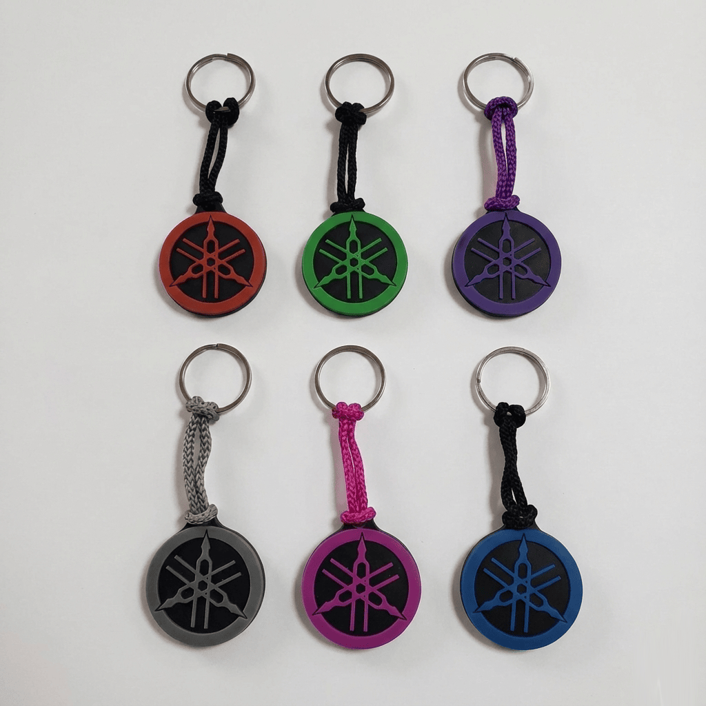 Llavero Silicona Logo Yamaha Varios Colores Llavero Silicona Logo Yamaha Varios Colores