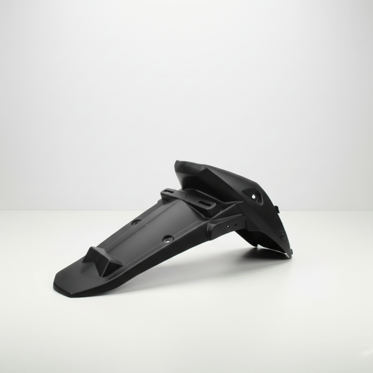 Guarda Barro Porta Placa Agility Genérico Negro