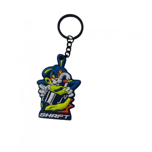 Llavero Silicona Casco Shaft Conejo