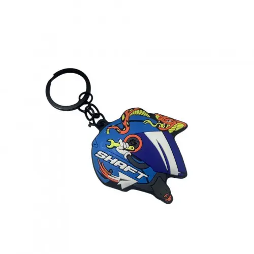 Llavero Silicona Casco Shaft Serpiente
