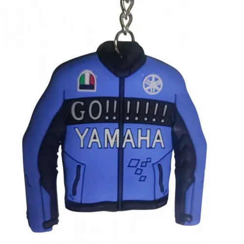 Llavero Silicona Chaqueta Azul