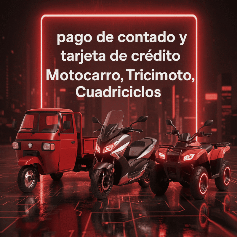 Soat Motocarro, Tricimoto, Cuadriciclos De Contado O Tarjeta Credito