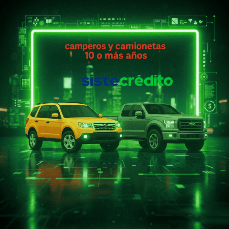 Soat Camperos y Camionetas 10 o Más Años Más de 2.500 C.C. Con Sistecredito