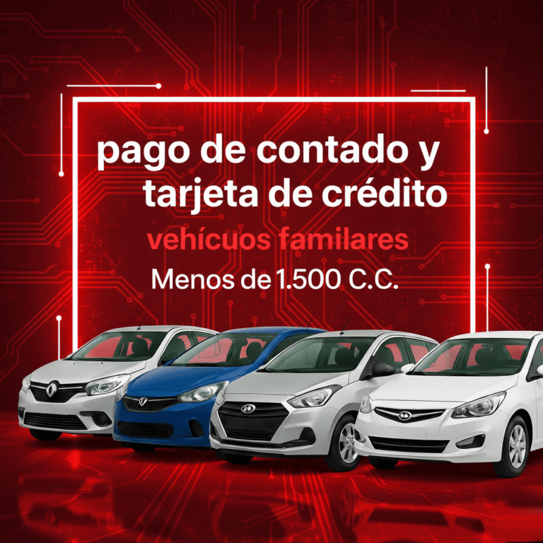 Soat Vehículos Familiares Menos de 10 Años Menos de 1.500 C.C De Contado O Tarjeta Credito