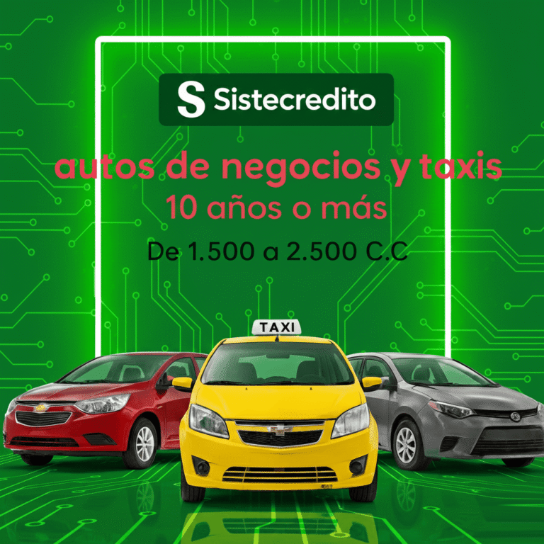 Soat Autos de Negocios y Taxis 10 Años o Más De 1.500 a 2.500 C.C Con Sistecredito
