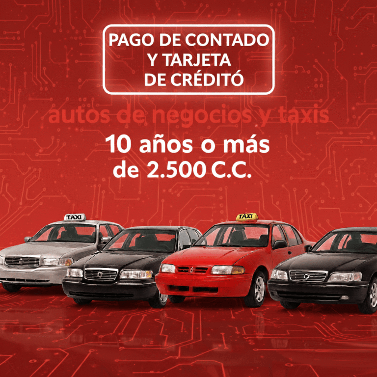 Soat Autos de Negocios y Taxis 10 Años o Más de 2.500 C.C De Contado O Tarjeta Credito