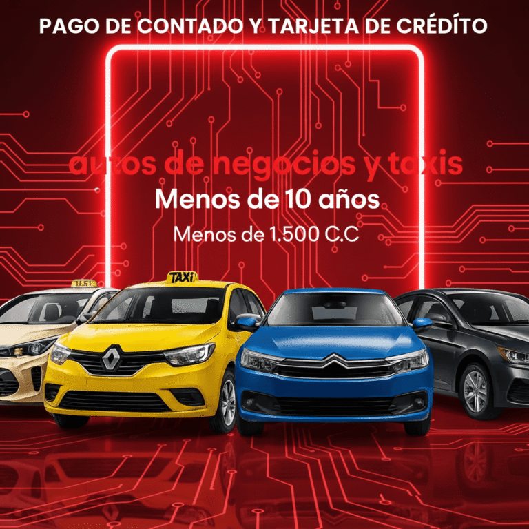 Soat Autos de Negocios y Taxis Menos de 10 Años Menos de 1.500 C.C De Contado O Tarjeta Credito