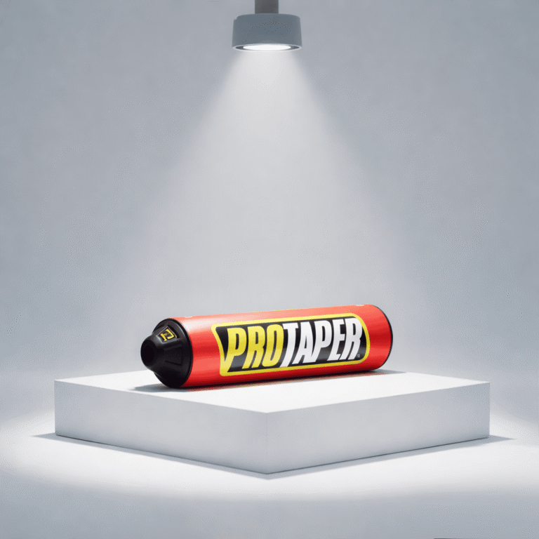 Puff Timón Bajo Protaper Fuzion Manubrio Redondo Rojo 24 Cm