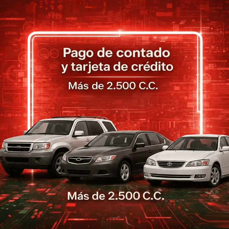 Soat Vehículos Familiares 10 o Más Años Más de 2.500 C.C De Contado O Tarjeta Credito