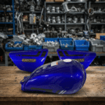 Tanque Gasolina Suzuki Gn 125 F Azul + Tapas Laterales