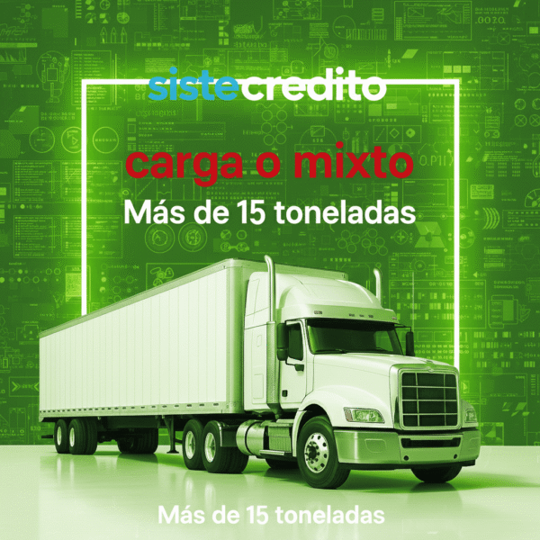 Soat Carga o Mixto Más de 15 Toneladas Con Sistecredito