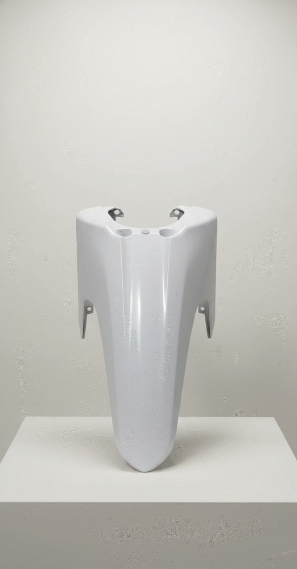 Guarda Barro Delantero Blanco Para Crypton 2