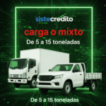 Soat Carga o Mixto De 5 a 15 Toneladas Con Sistecredito